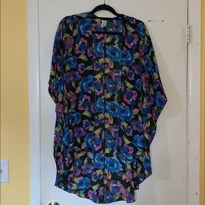 Floral flows cardigan